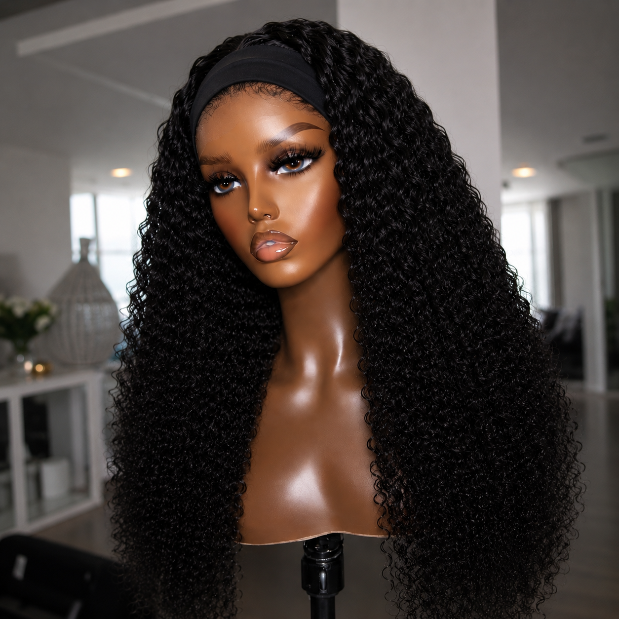 Burmese Headband Wig